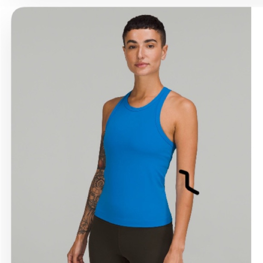 Lululemon Swiftly Tech Tank Top Poolside blue size 0